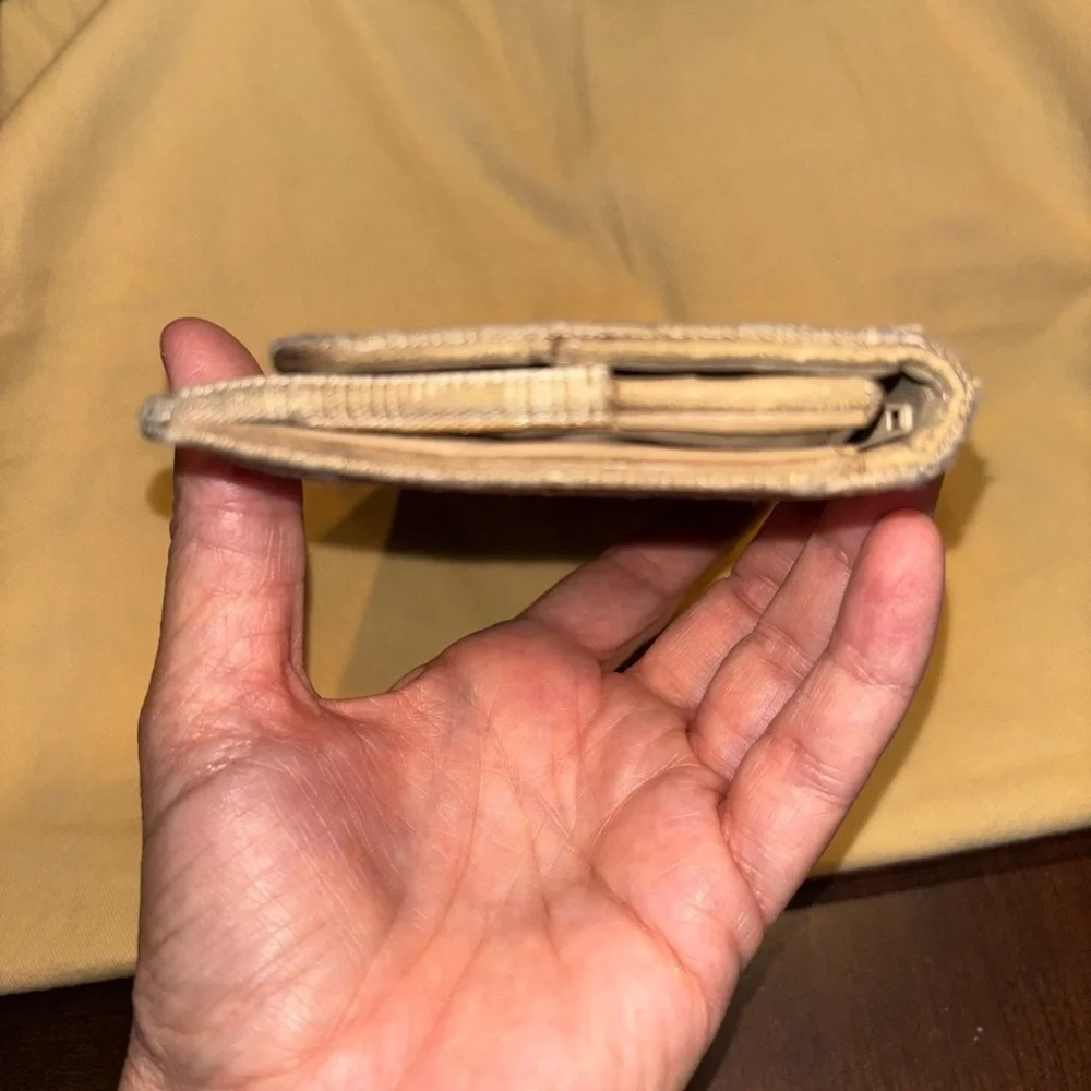 Chanel Beige Travel line Long Wallet